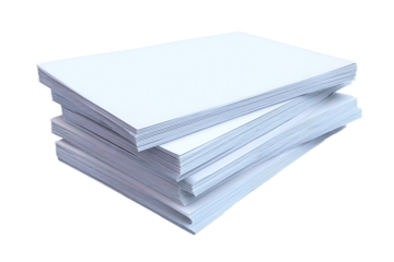 Stack of Hardcover Books for Education and Knowledge – Isolated on White Background