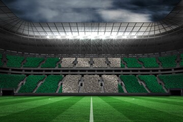 Stadium full of nigeria football fans © vectorfusionart