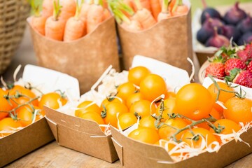 Vegetables on sale at local market