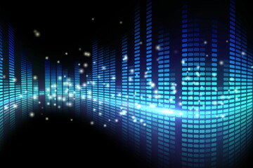 Digitally generated disco light design