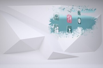 Splash showing applications © vectorfusionart