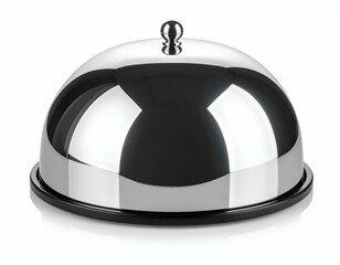 Shiny Dome-Shaped Food Cover Elegant Serving Dish for Special Occasions
