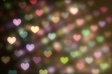 Digitally generated Valentines heart design