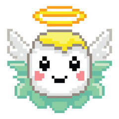 Fototapeta premium Pixel angel face