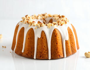 Mini Bundt Cake Recipe Firefly Glaze & Nut Topping