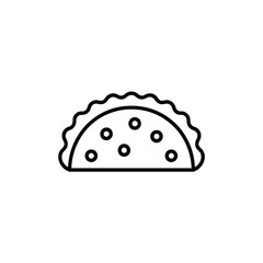 Simple Line Art Illustration of a Pastel