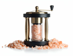 Himalayan Pink Salt Grinder Modern Design, Elegant Kitchen Tool