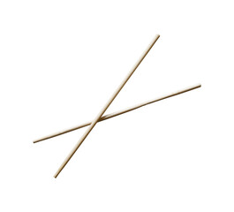 chopsticks isolated on white background