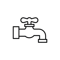 Faucet Water Tap Outline Icon
