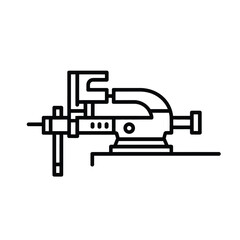 Linear Illustration of a Benchtop Sander