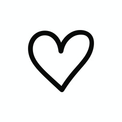 Simple Heart Outline Icon