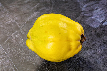 Ripe sweet fresh juicy quince