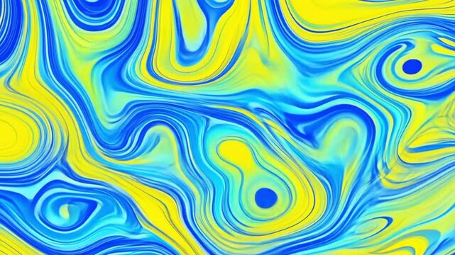 Dynamic Wavy Lines in Neon Colors