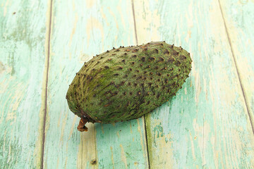 Ripe green sweet soursop fruit