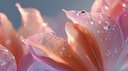 close up of pink flower