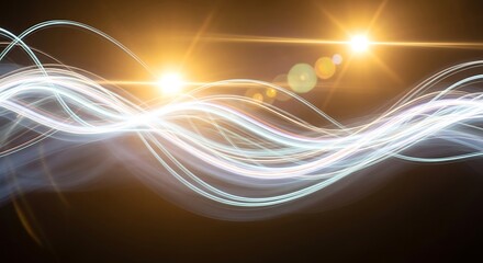 Abstract Light Painting with Bright Light
