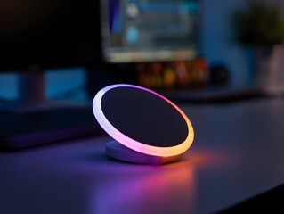 Wireless charger pad with rgb lighting - fast charging dock