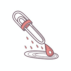 Pin drop icon. Adobe Illustrator Artwork