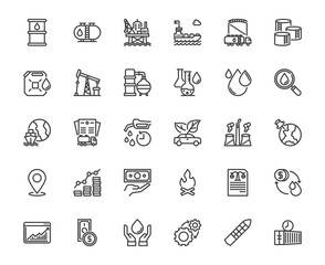 Sea logistic icon set