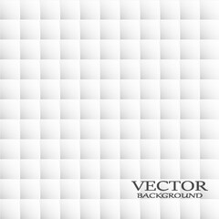 Abstract. Embossed paper square white Background ,light and shadow ,Vector