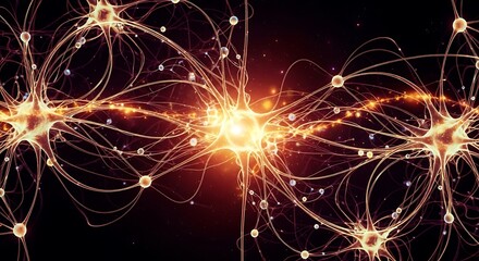 Neuron Network with Connections and Bright Light