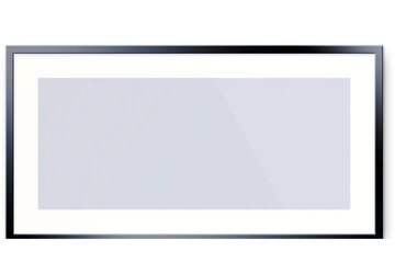 A blank framed image, ready for artwork or photography display.