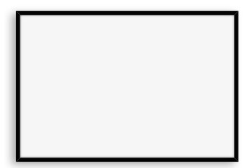 A blank picture frame, ready for artwork or a photograph to be displayed.