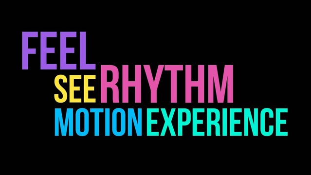 Motion Kinetic Typography