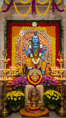 Obraz premium Ai Hindu God Images | Hindu God | Ram | Krishna | Ganesh | Shiv | Hanuman | Sita
