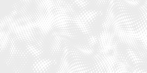 Dot white gray wave light technology texture background. Abstract big data digital modern arts
