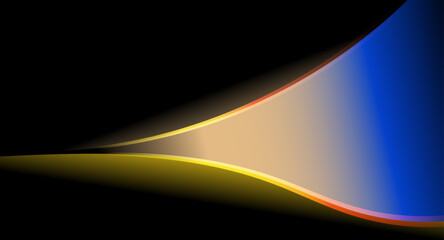 Elegant Background with Blue and Yellow Gradients For presentation, Website banner, cover, and Wallpaper