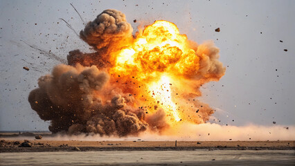 Explosion bomb blast fire destruction war danger danger zone atomic bomb nuclear explosion explosion effect