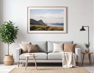 Serene Lake And Mountain Landscape Photography