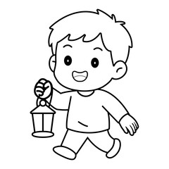 children in halloween costumes illustration