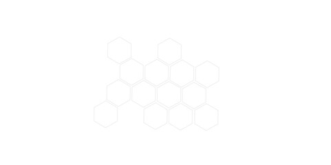 Cotton swabs isolated on a white background with a geometric hexagon pattern design