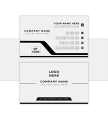 modern business card design, double sided business card design template, vertical & horizental clean layout, print template, editable vector design 
                       