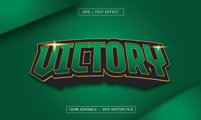 Victory 3d text effect