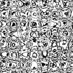 Obraz premium ILLUSTRATION ABSTRACT GRUNGE BLACK GRAINY TEXTURE BACKGROUND. DISTRESS DIRTY ROUGH BLACK COLOR DESIGN VECTOR