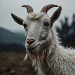 Fototapeta premium portrait of a goat