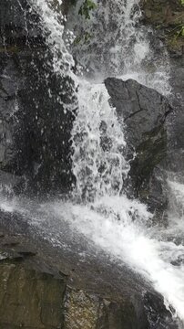 Mountain waterfall
