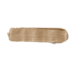 A smooth, creamy swatch of beige paint, ideal for cosmetic or artistic applications.
