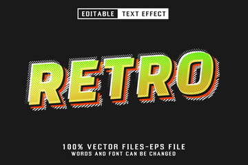 Retro 3d Text - Editable Text Effect