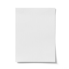 A blank sheet of white paper suitable for various writing or printing tasks.