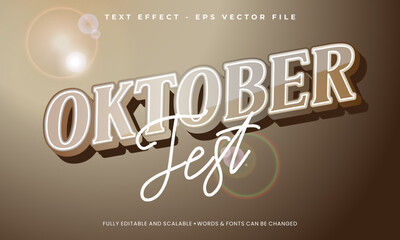 Oktoberfest with editable text effect