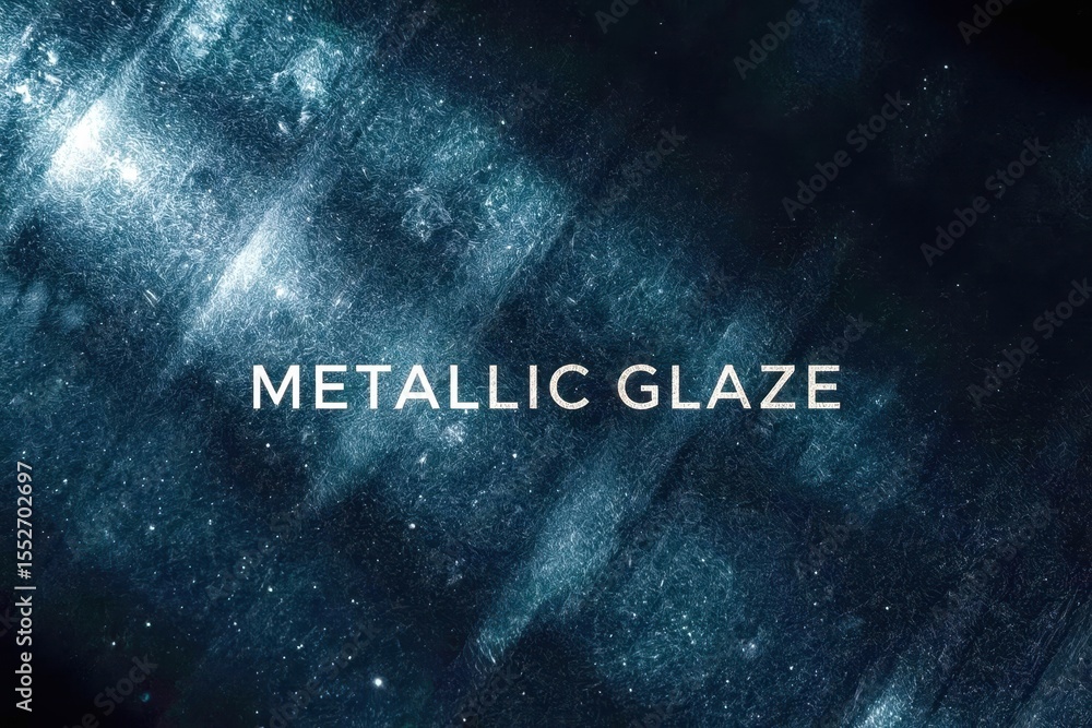 Poster metallic glaze is a type of paint that is used to give a shiny