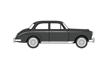 Vintage Sedan: A classic vintage sedan, exuding timeless elegance and charm, stands as a testament to automotive design.