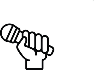 Hand gesture icons showing pointing finger thumbs up and thumbs down in vector style