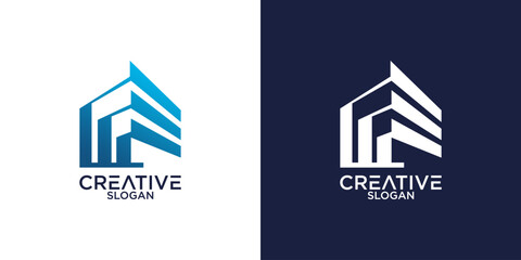 building logo design vector