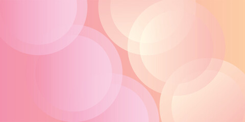Obraz premium abstract background.modern.minimalist.pink and yellow gradations.circle effect.memphis.trendy .eps 10