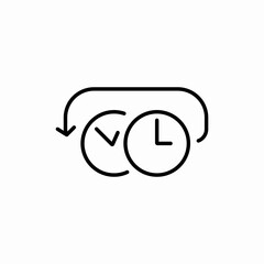 clock timer dotted icon vector sign